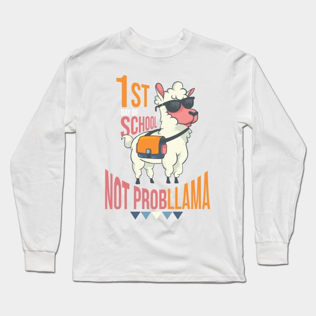 school shirt design for kids Long Sleeve T-Shirt by OpalOre